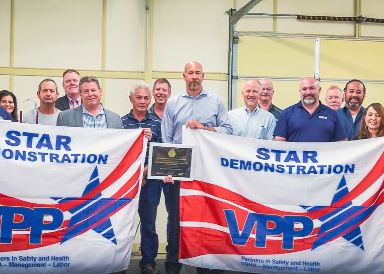 MYR team accepting a VPP award