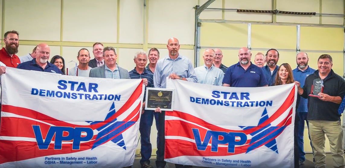 MYR team accepting a VPP award