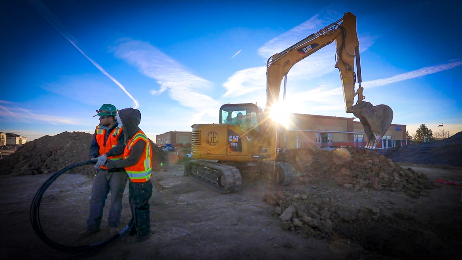 Construction at the north campus of the colorado children's hospital