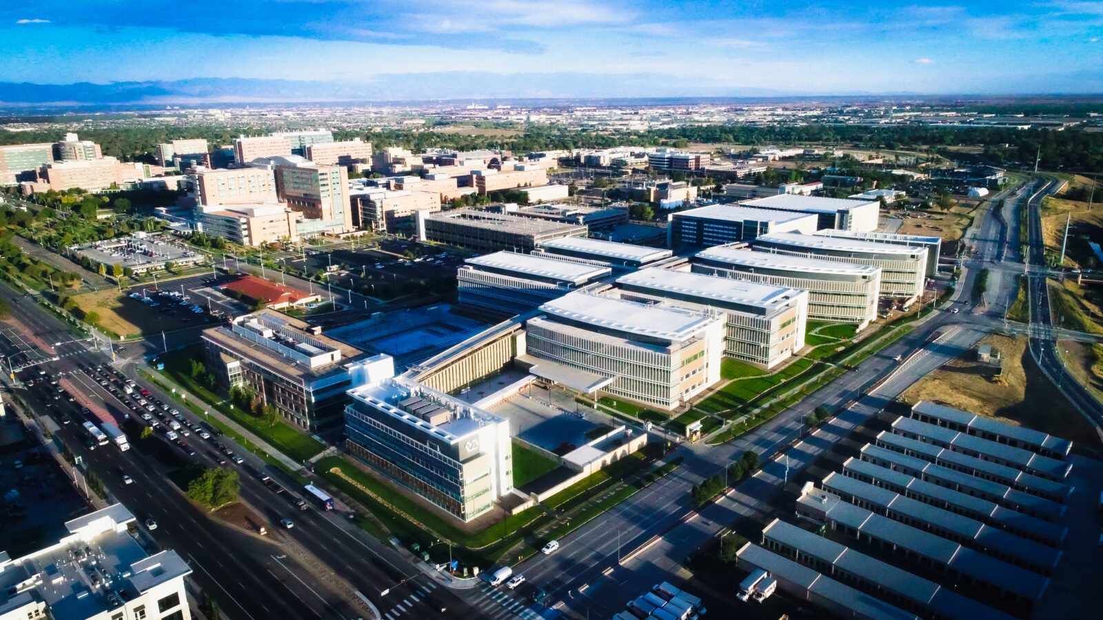 Birdseye view of the Rocky Mountain Regional Affairs Medical Center