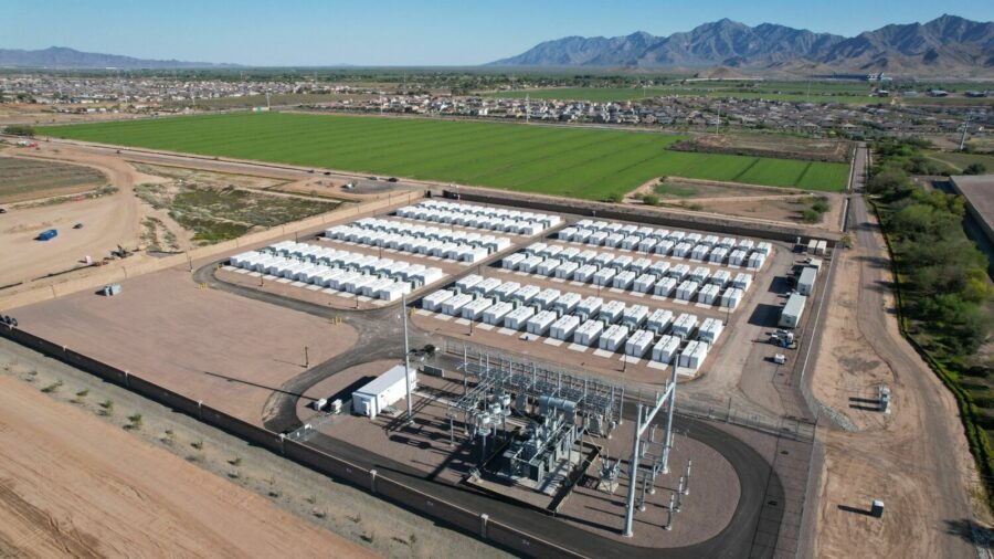 Battery Energy Storage System located in Tolleson Arizona